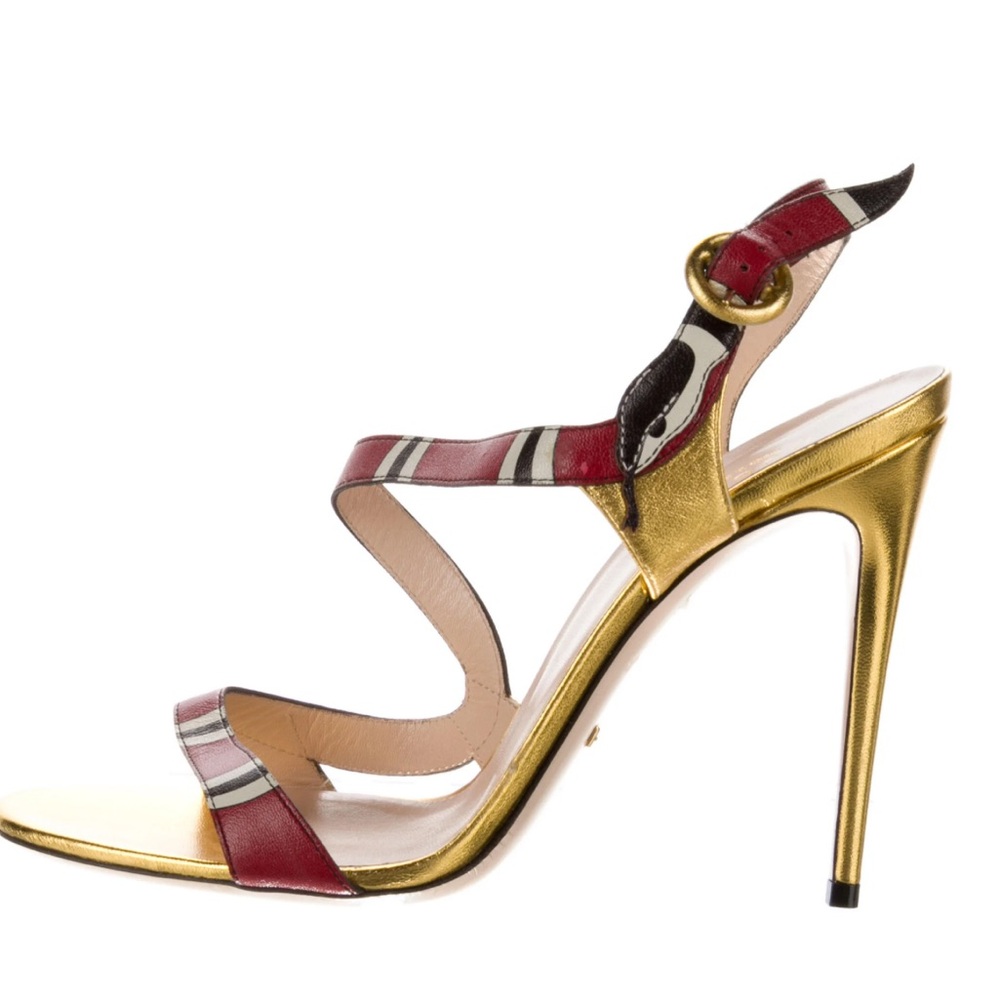 GUCCI KINGSNAKE SANDAL NEVER WORN, NEW IN BOX